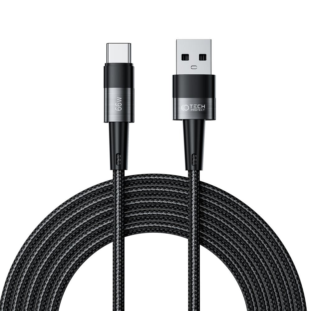 Tech - Protect UltraBoost 66W 6A - Καλώδιο Δεδομένων και Φόρτισης USB to Type - C - 3m - Grey