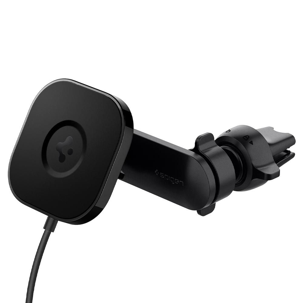 Spigen ITS12W OneTap Μαγνητική Βάση Αυτοκινήτου Αεραγωγού με Ασύρματη Φόρτιση MagSafe - Black