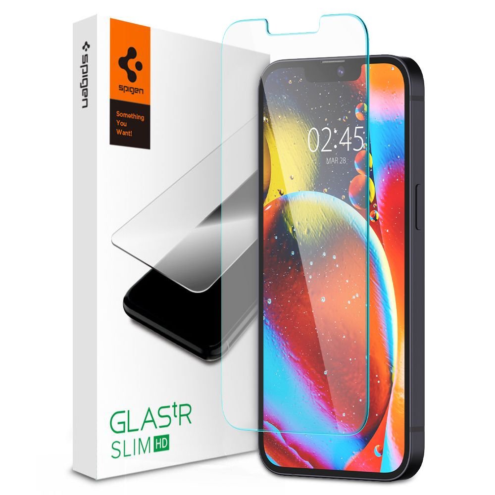 Spigen iPhone 13 Pro Max GLAS.tR Slim HD Case Friendly Full Screen Tempered Glass Αντιχαρακτικό Γυαλί Οθόνης 9H - Clear - AGL03382