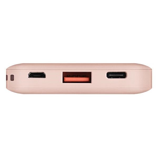 Uniq Fuele Mini PowerBank 8000mAh 18W με Καλώδιο UBS to Type - C - Pink