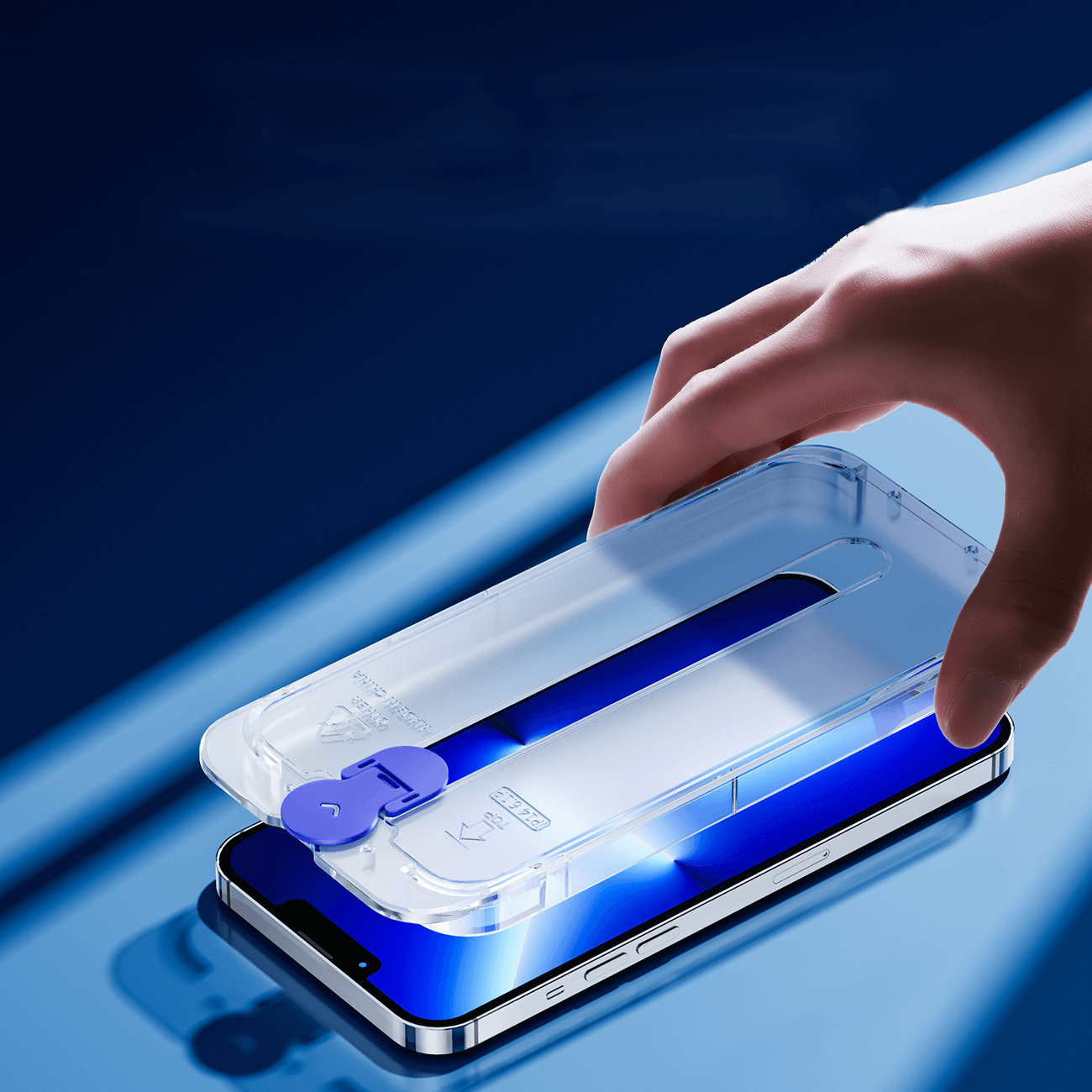 Joyroom Knight Series iPhone 14 Pro 9H Tempered Glass Αντιχαρακτικό Γυαλί Οθόνης με Κιτ Τοποθέτησης - Black - JR - H10