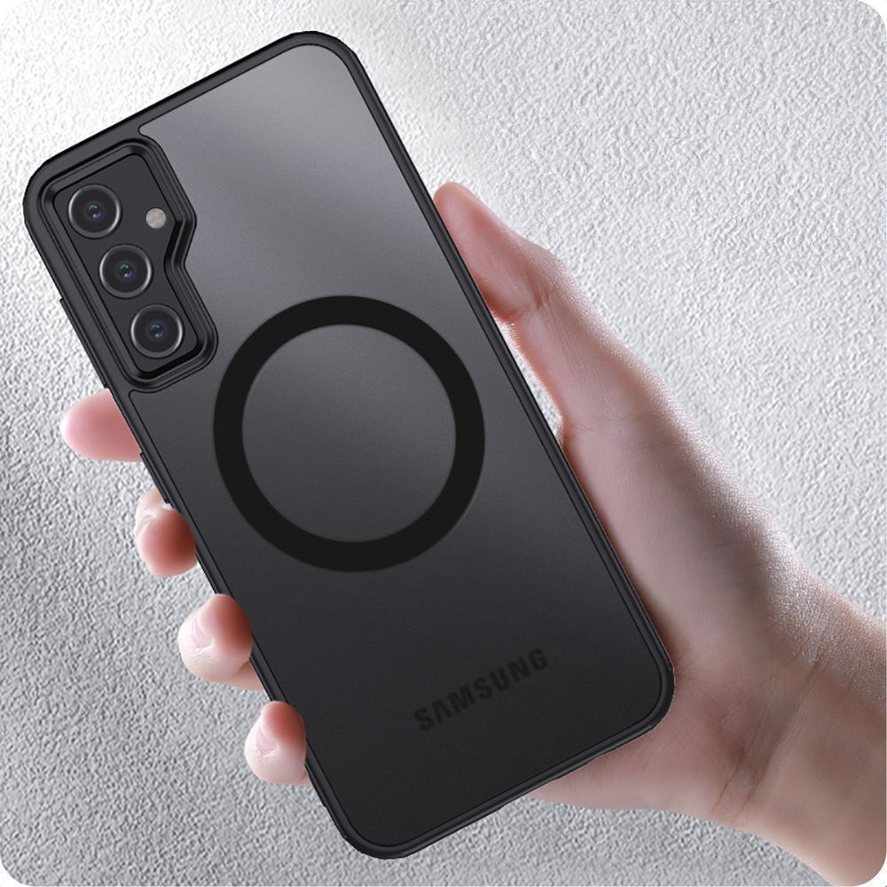 Tech - Protect Xiaomi Redmi Note 13 4G MagMat Σκληρή Θήκη με Πλαίσιο Σιλικόνης και MagSafe - Matte Black