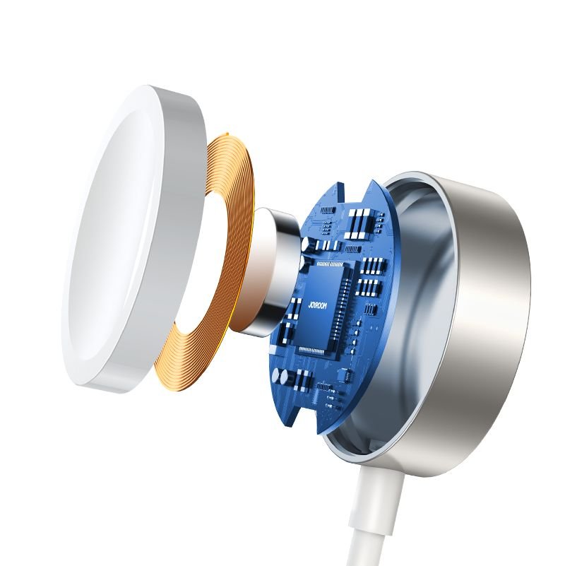 Joyroom Καλώδιο Type - C με Μαγνητική Βάση Φόρτισης για Apple Watch - 1.2m - White - S - IW004