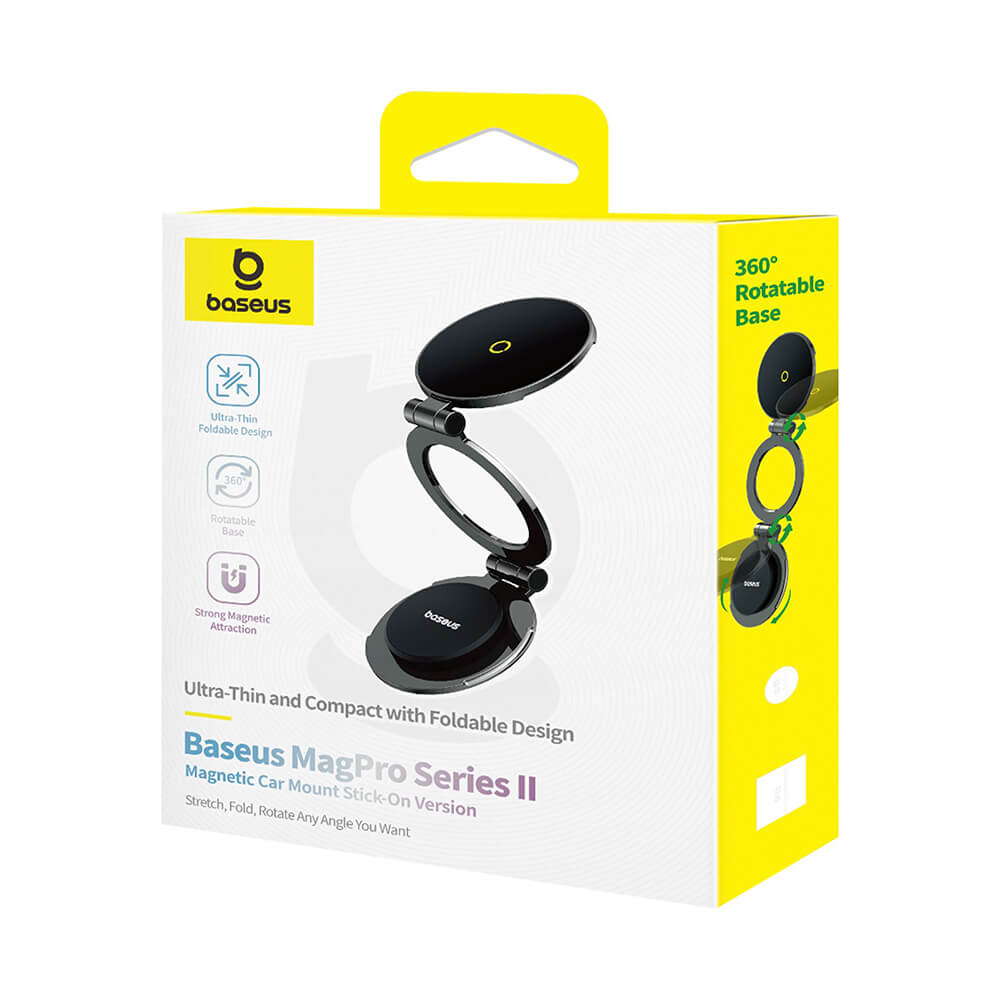 Baseus MagPro Series II MagSafe Βάση για το Ταμπλό του Αυτοκινήτου - Cosmic Black