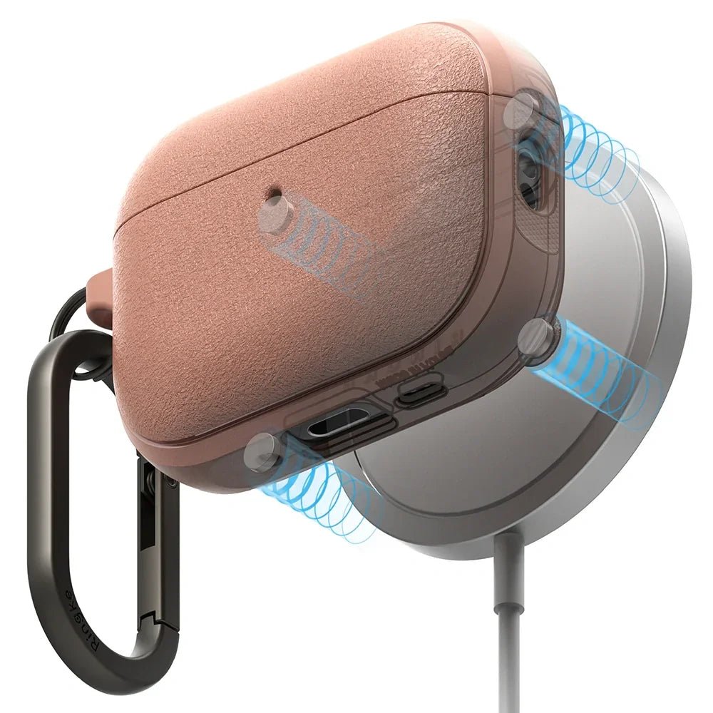 Ringke AirPods Pro 3 - Θήκη Σιλικόνης με MagSafe - Onyx Magnetic - Constant Coral