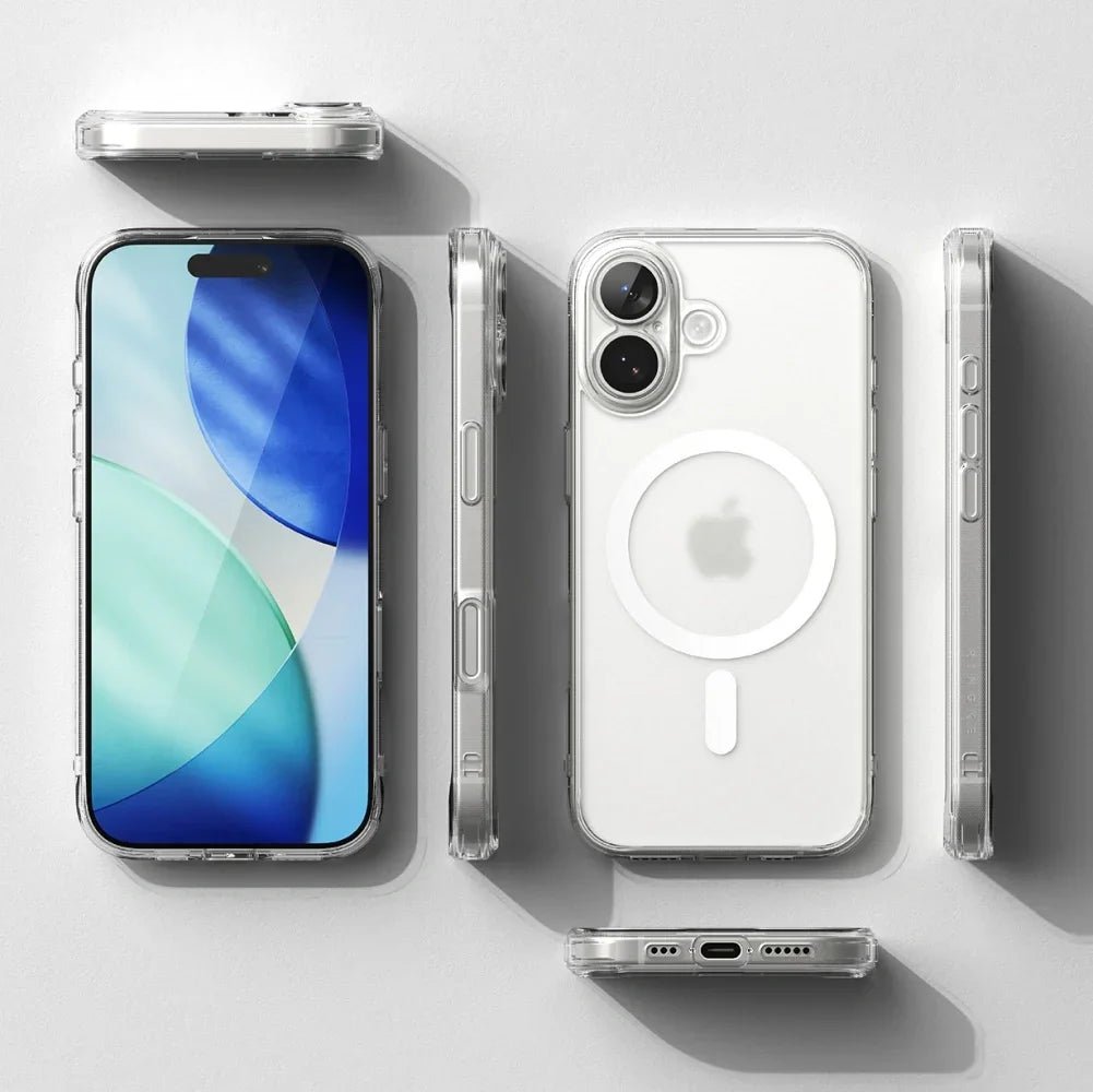 Ringke iPhone 17 - Fusion Magnetic - Σκληρή Θήκη με Πλαίσιο Σιλικόνης και MagSafe - Matte Clear