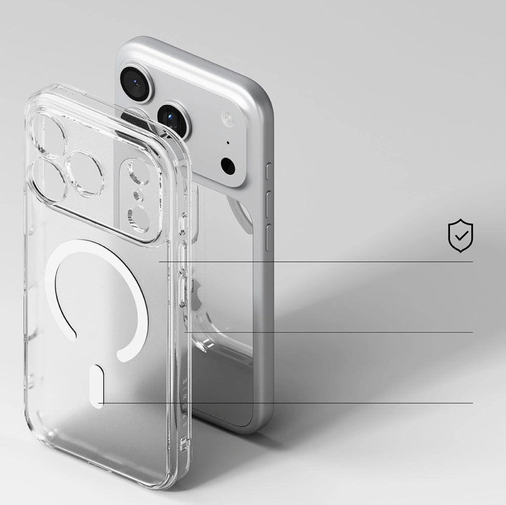 Ringke iPhone 17 Pro Max - Fusion Magnetic - Σκληρή Θήκη με Πλαίσιο Σιλικόνης και MagSafe - Matte Clear