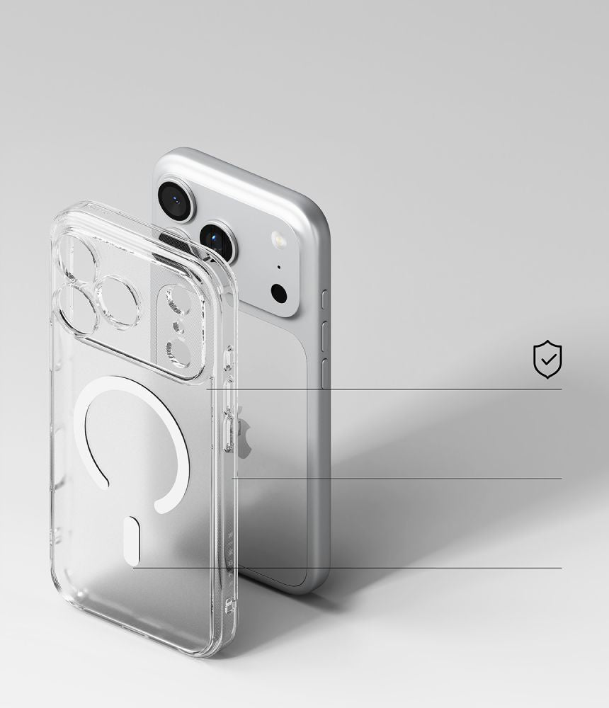 Ringke iPhone 18 Pro / iPhone 17 Pro - Σκληρή Θήκη με Πλαίσιο Σιλικόνης MagSafe - Fusion Magnetic - Matte Clear
