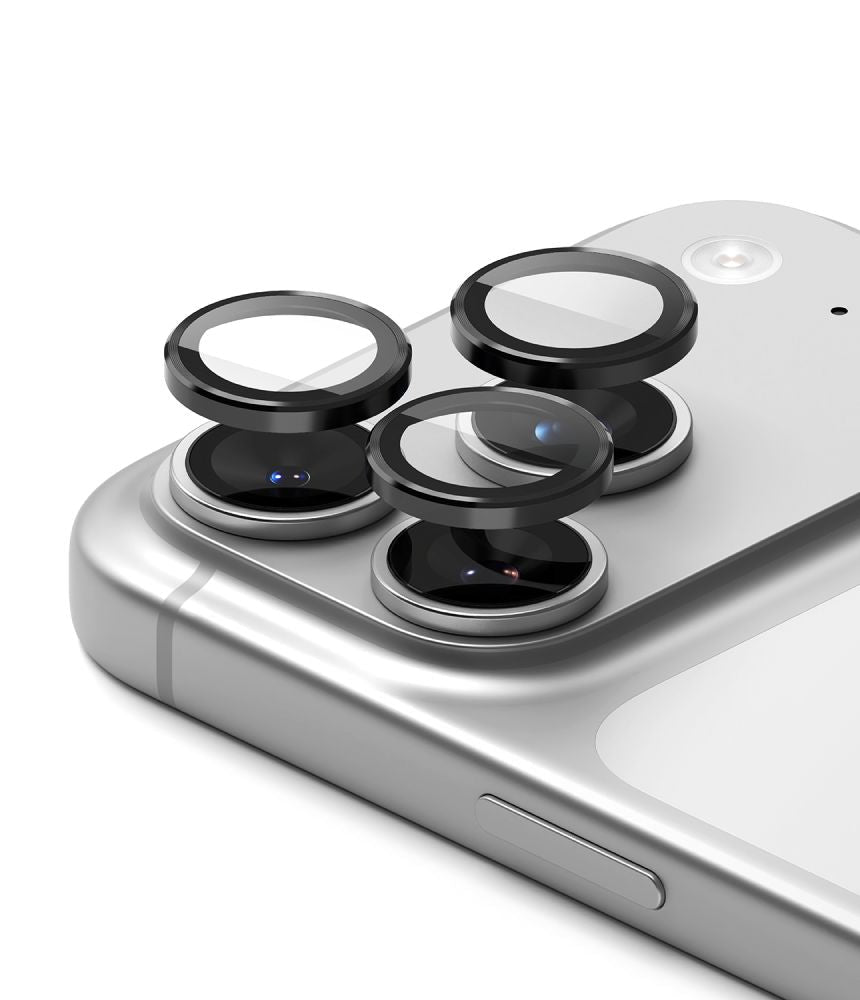 Ringke iPhone 18 Pro / iPhone 18 Pro Max - Αντιχαρακτικό Γυαλί για την Κάμερα - Camera Frame - 2 Τεμάχια - Black
