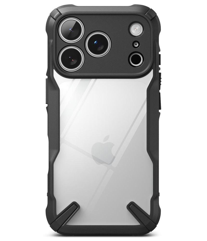 Ringke iPhone 18 Pro Max / iPhone 17 Pro Max - Σκληρή Θήκη με Πλαίσιο Σιλικόνης - Fusion X - Clear / Black