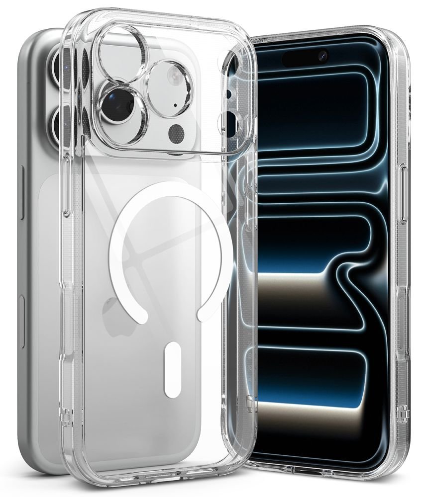 Ringke iPhone 18 Pro Max / iPhone 17 Pro Max - Σκληρή Θήκη με Πλαίσιο Σιλικόνης MagSafe - Fusion Magnetic - Clear
