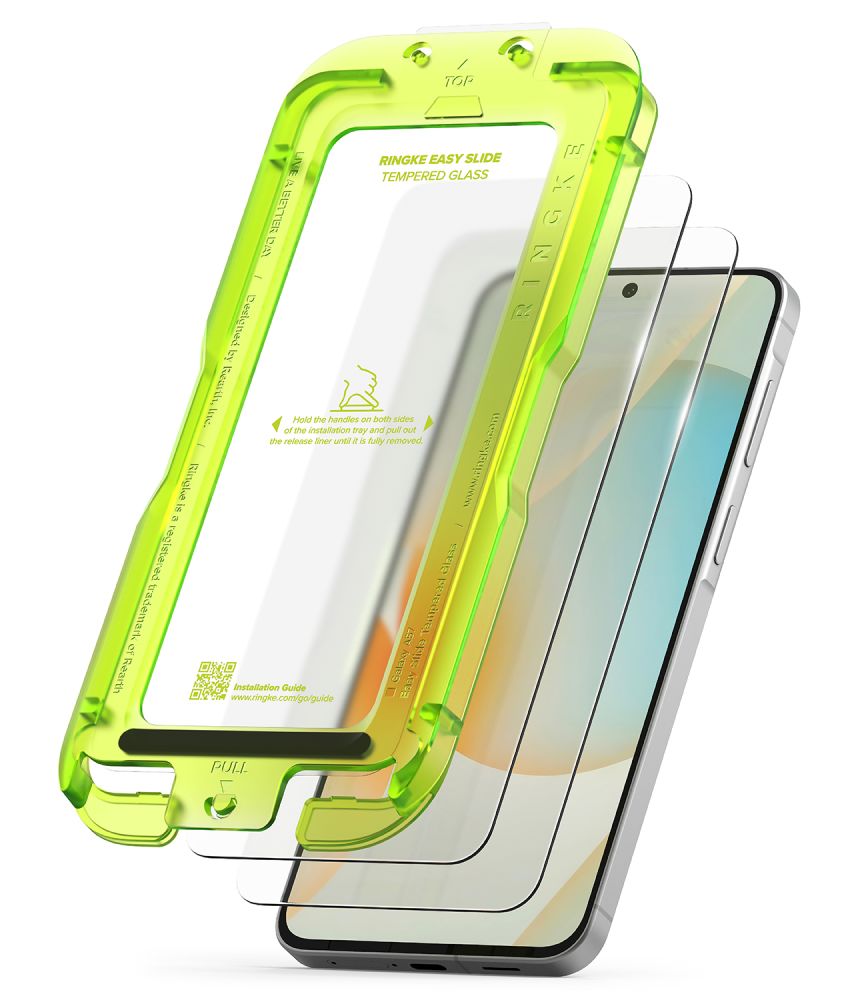 Ringke Samsung Galaxy A57 5G - Case Friendly Αντιχαρακτικό Γυαλί Οθόνης - 2 Τεμάχια - Easy Slide - Clear
