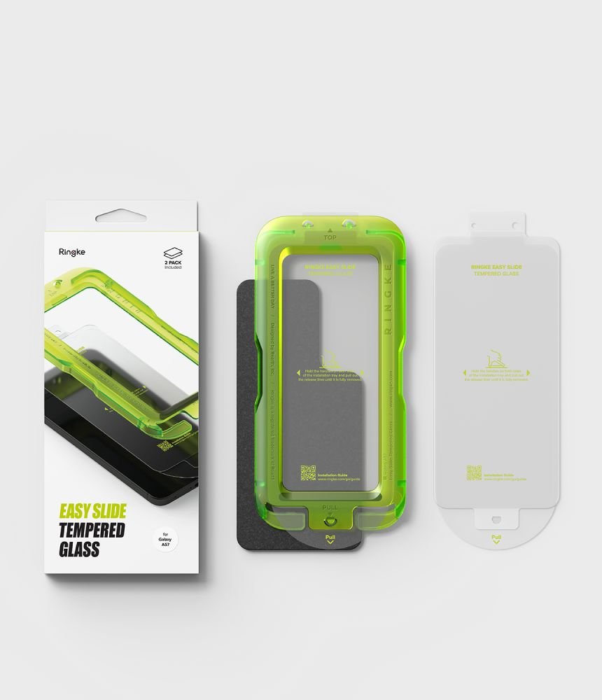 Ringke Samsung Galaxy A57 5G - Case Friendly Αντιχαρακτικό Γυαλί Οθόνης - 2 Τεμάχια - Easy Slide - Clear