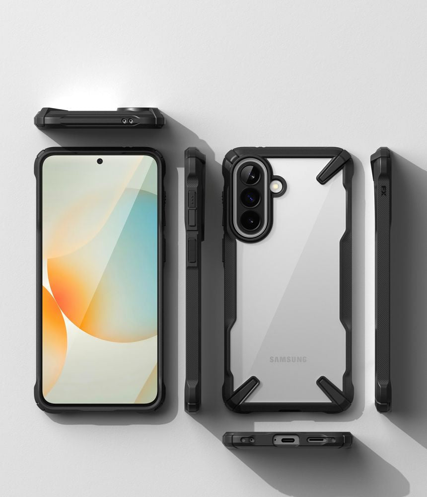 Ringke Samsung Galaxy A57 5G - Σκληρή Θήκη με Πλαίσιο Σιλικόνης - Fusion X - Διάφανη / Black