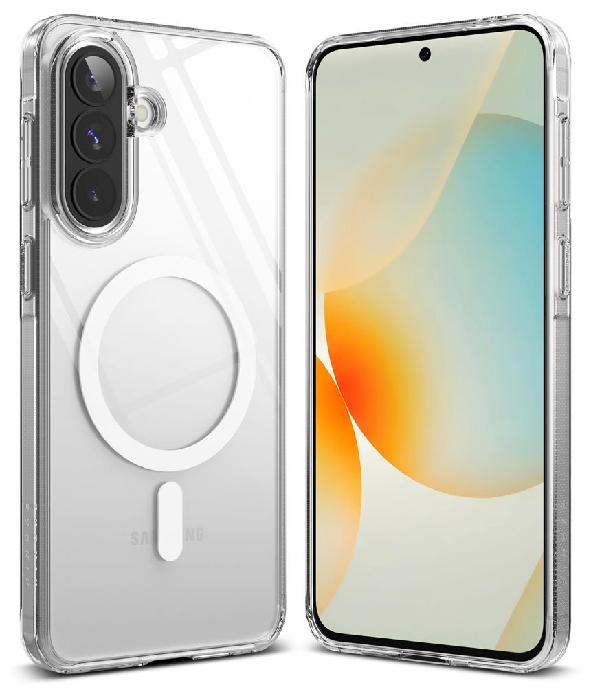 Ringke Samsung Galaxy A57 5G - Σκληρή Θήκη με Πλαίσιο Σιλικόνης και MagSafe - Fusion Magnetic - Clear