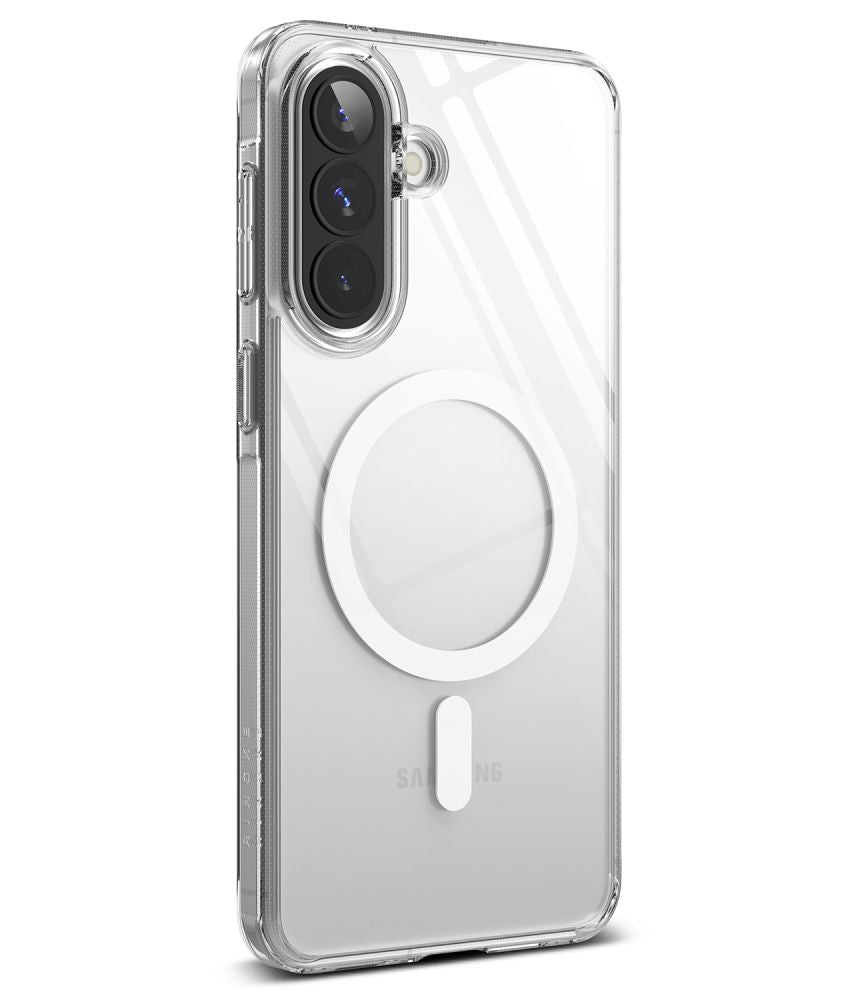 Ringke Samsung Galaxy A57 5G - Σκληρή Θήκη με Πλαίσιο Σιλικόνης και MagSafe - Fusion Magnetic - Clear