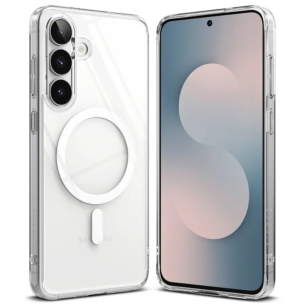 Ringke Samsung Galaxy S25 FE - Fusion Magnetic - Σκληρή Θήκη με Πλαίσιο Σιλικόνης και MagSafe - Clear