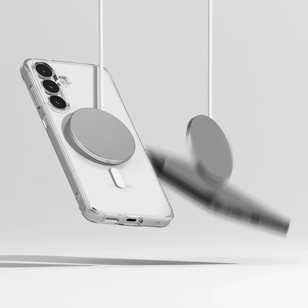 Ringke Samsung Galaxy S25 FE - Fusion Magnetic - Σκληρή Θήκη με Πλαίσιο Σιλικόνης και MagSafe - Clear