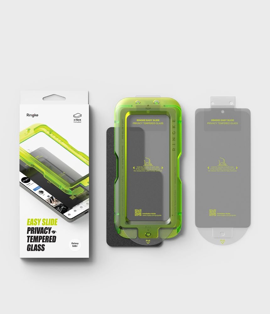 Ringke Samsung Galaxy S26 Plus - Case Friendly Αντιχαρακτικό Γυαλί Οθόνης - Easy Slide - 2 Τεμάχια - Privacy