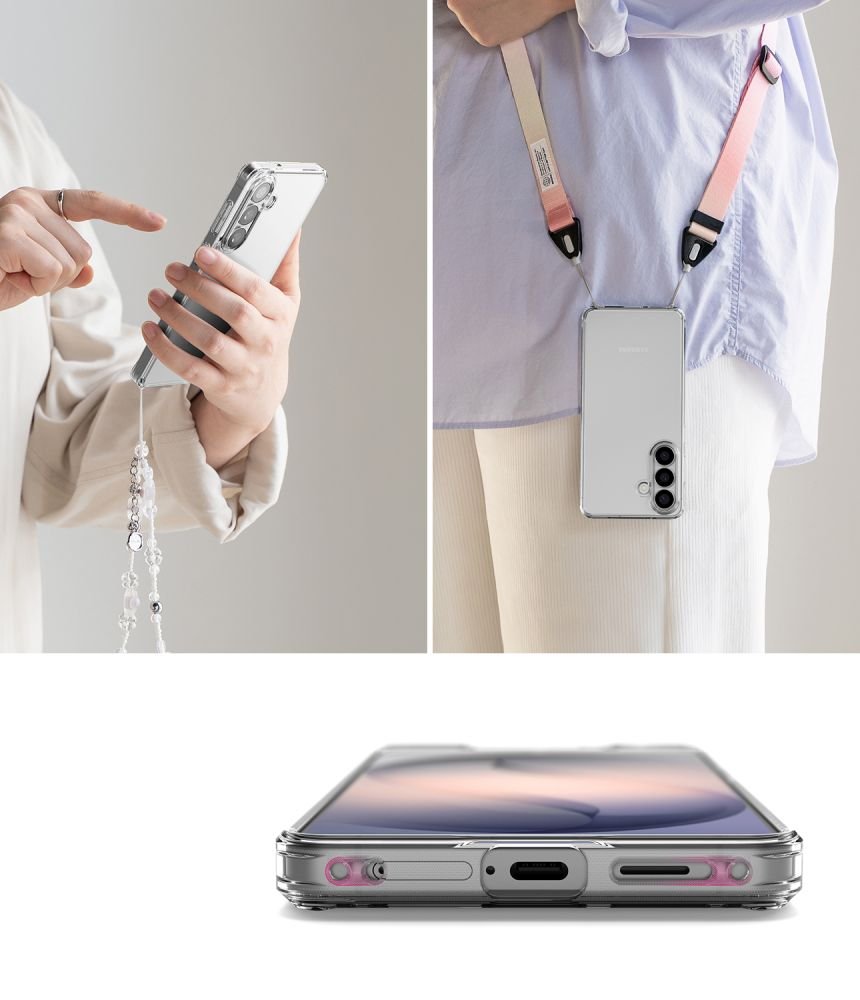 Ringke Samsung Galaxy S26 - Σκληρή Θήκη με Πλαίσιο Σιλικόνης - Fusion - Clear