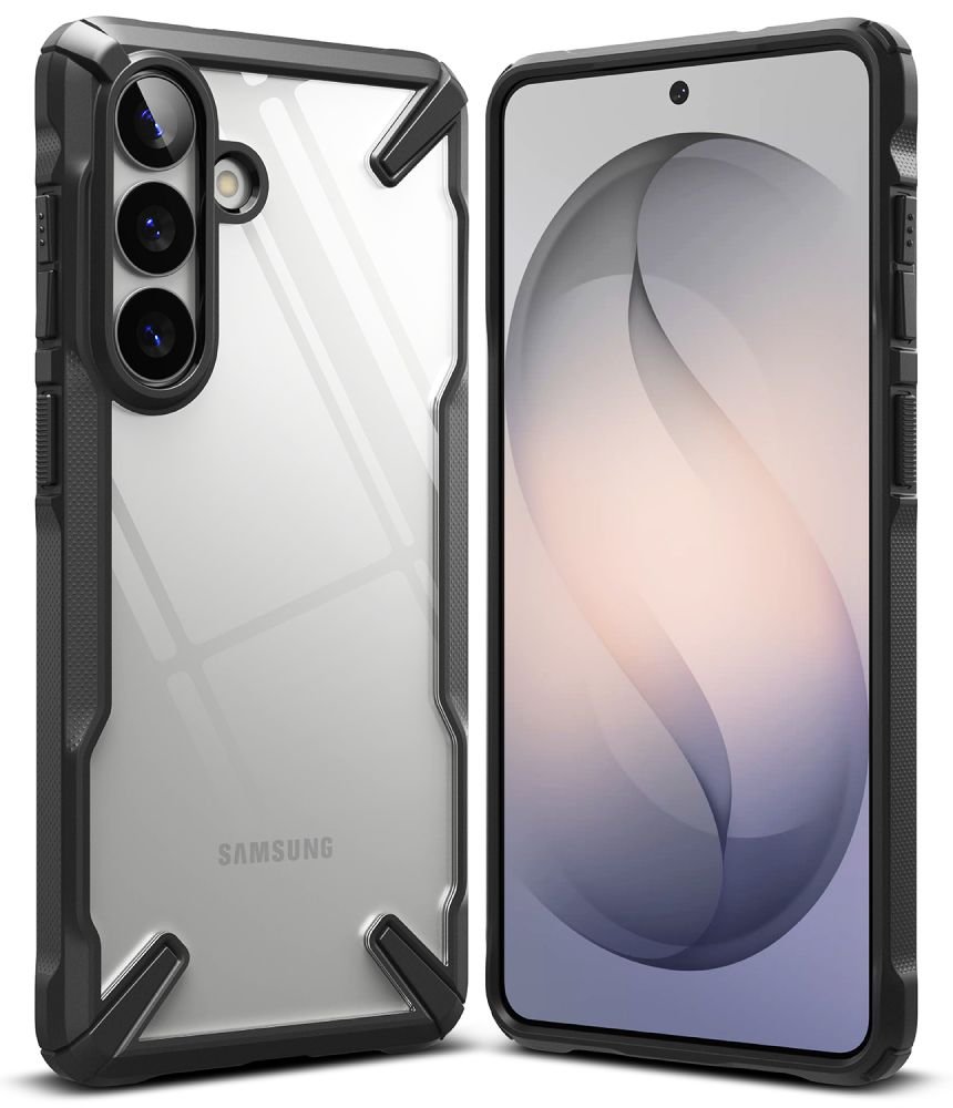 Ringke Samsung Galaxy S26 - Σκληρή Θήκη με Πλαίσιο Σιλικόνης - Fusion X - Διάφανη / Black