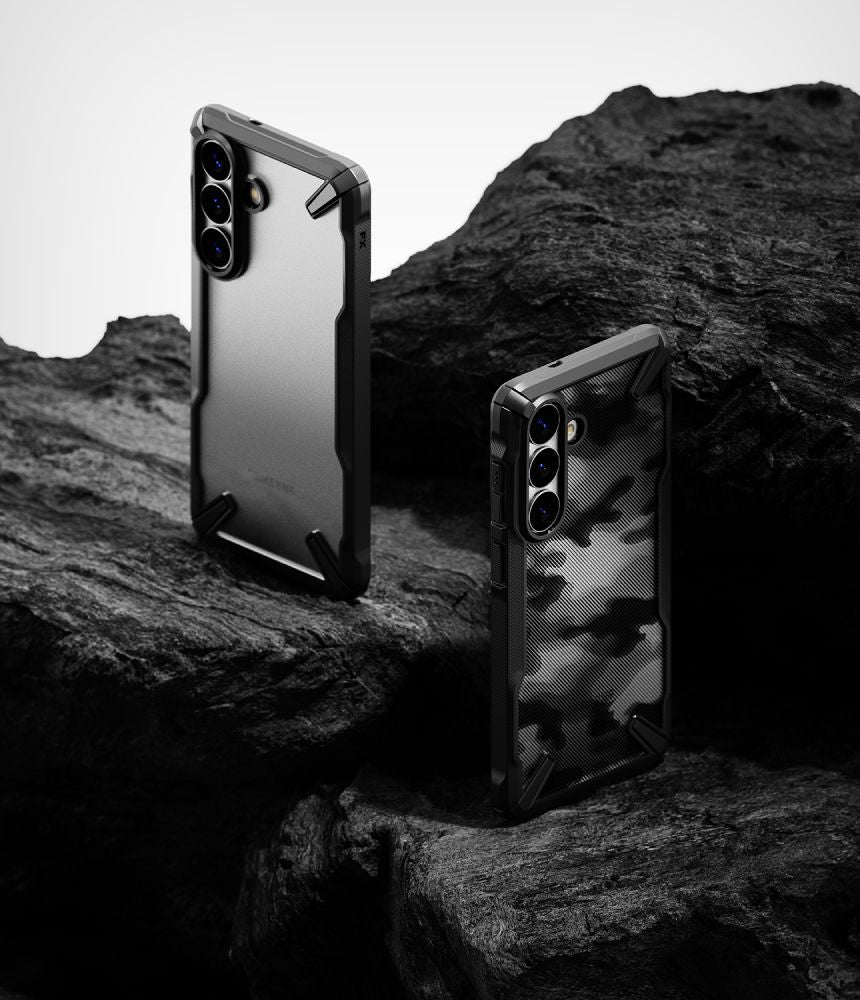 Ringke Samsung Galaxy S26 - Σκληρή Θήκη με Πλαίσιο Σιλικόνης - Fusion X - Διάφανη / Black