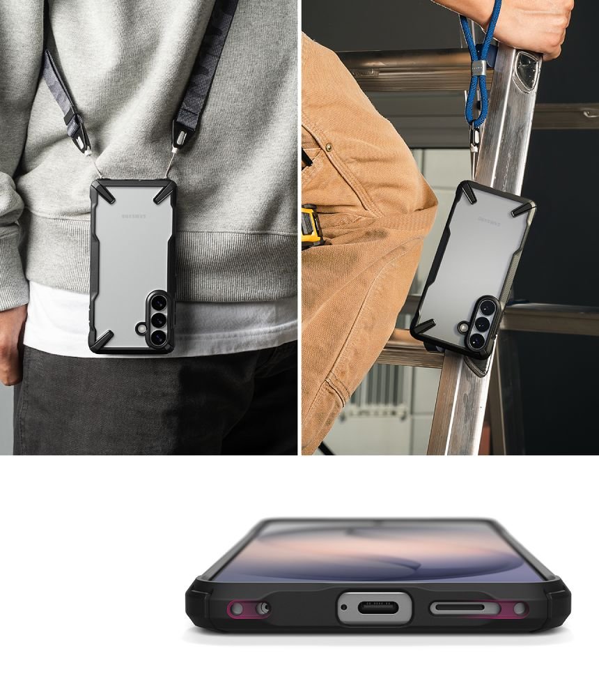 Ringke Samsung Galaxy S26 - Σκληρή Θήκη με Πλαίσιο Σιλικόνης - Fusion X - Διάφανη / Black