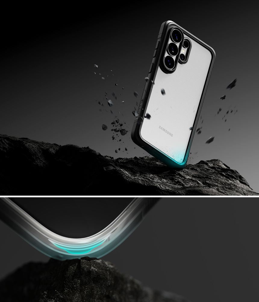 Ringke Samsung Galaxy S26 Ultra - Σκληρή Θήκη με Πλαίσιο Σιλικόνης - Fusion Bold - Black / Clear