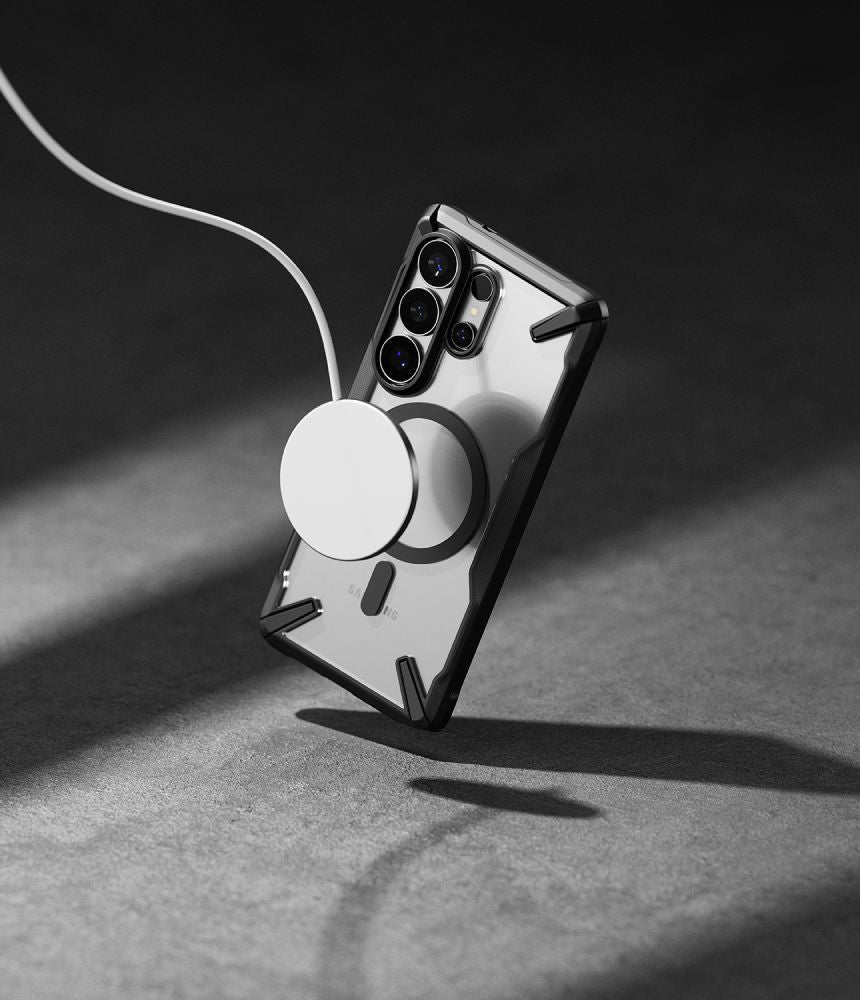 Ringke Samsung Galaxy S26 Ultra - Σκληρή Θήκη με Πλαίσιο Σιλικόνης - Fusion X Magnetic MagSafe - Clear / Black