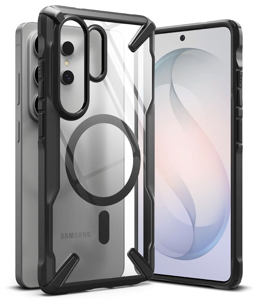 Ringke Samsung Galaxy S26 Ultra - Σκληρή Θήκη με Πλαίσιο Σιλικόνης - Fusion X Magnetic MagSafe - Clear / Black