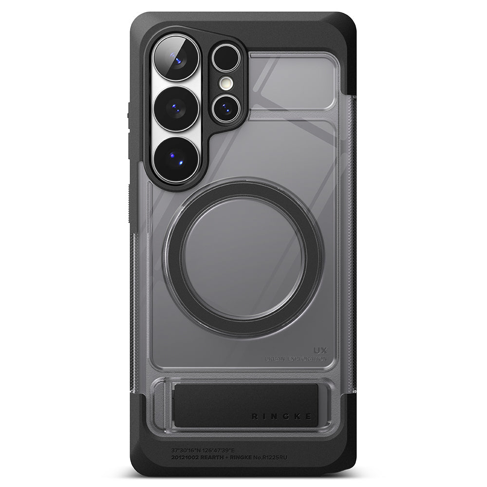 Ringke Samsung Galaxy S26 Ultra - Σκληρή Θήκη με Πλαίσιο Σιλικόνης - UX Magnetic MagSafe - Smoke Black