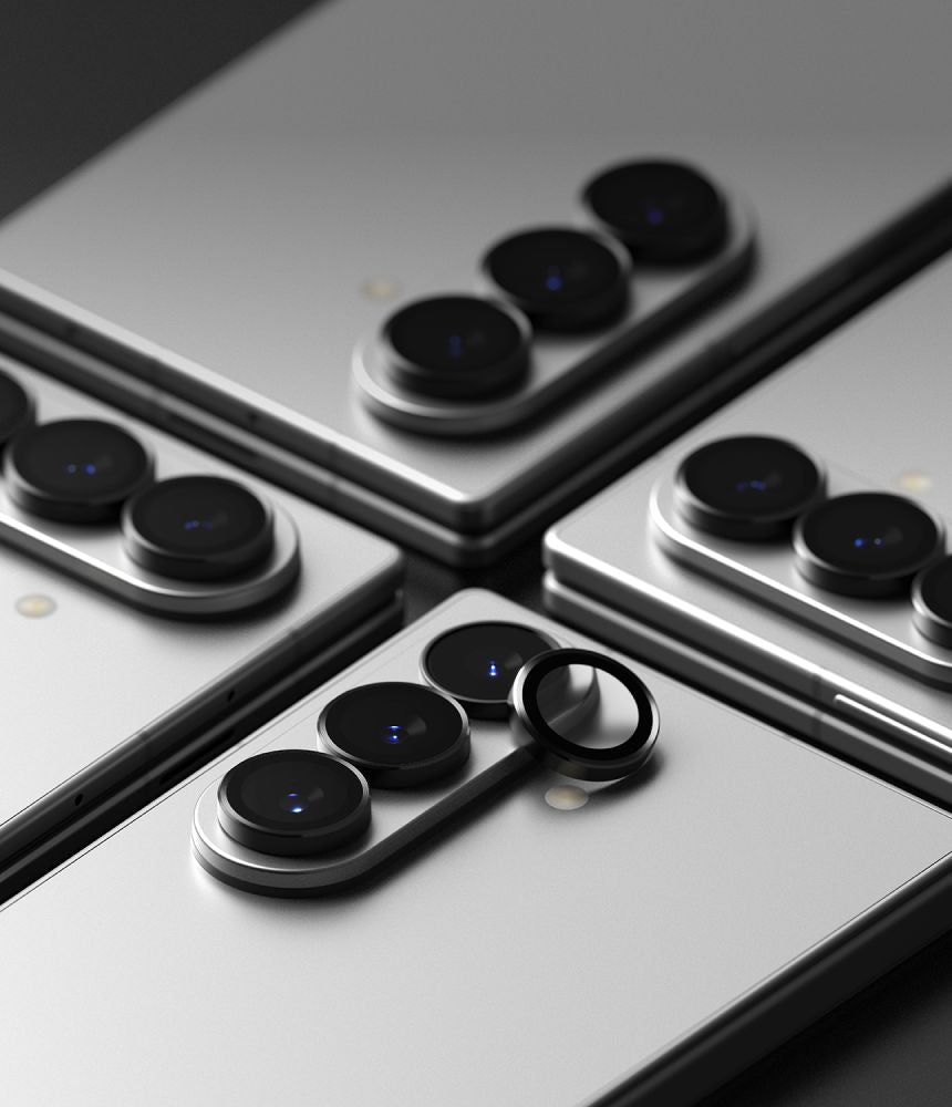 Ringke Samsung Galaxy Z Fold7 / Z Fold8 Ultra - Αντιχαρακτικό Γυαλί για την Κάμερα - Camera Frame - 2 Τεμάχια - Black