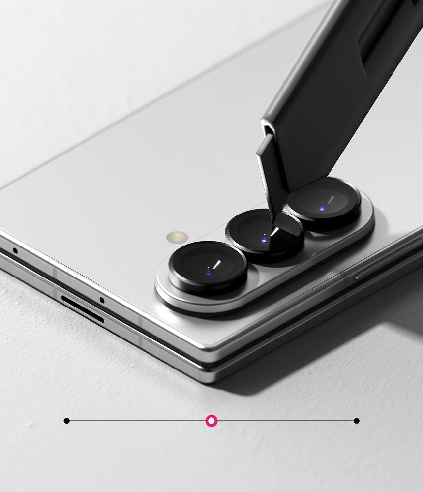 Ringke Samsung Galaxy Z Fold7 / Z Fold8 Ultra - Αντιχαρακτικό Γυαλί για την Κάμερα - Camera Frame - 2 Τεμάχια - Black