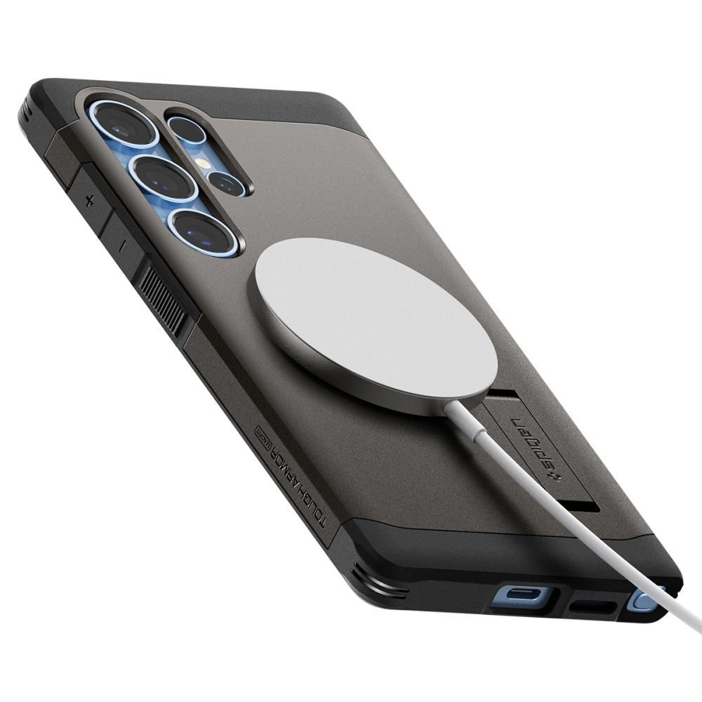 Spigen Samsung Galaxy S25 Ultra - Tough Armor Mag - Σκληρή Θήκη με MagSafe - Gunmetal