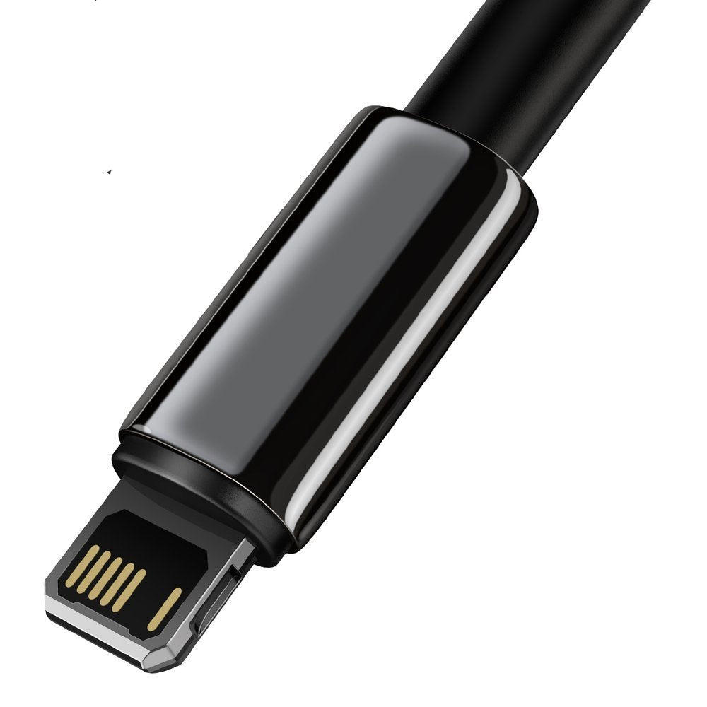 Baseus Tungsten Gold Cable Lightning 2.4A - Καλώδιο Δεδομένων και Φόρτισης Lightning 1M για iPhone - Black - CALWJ - 01