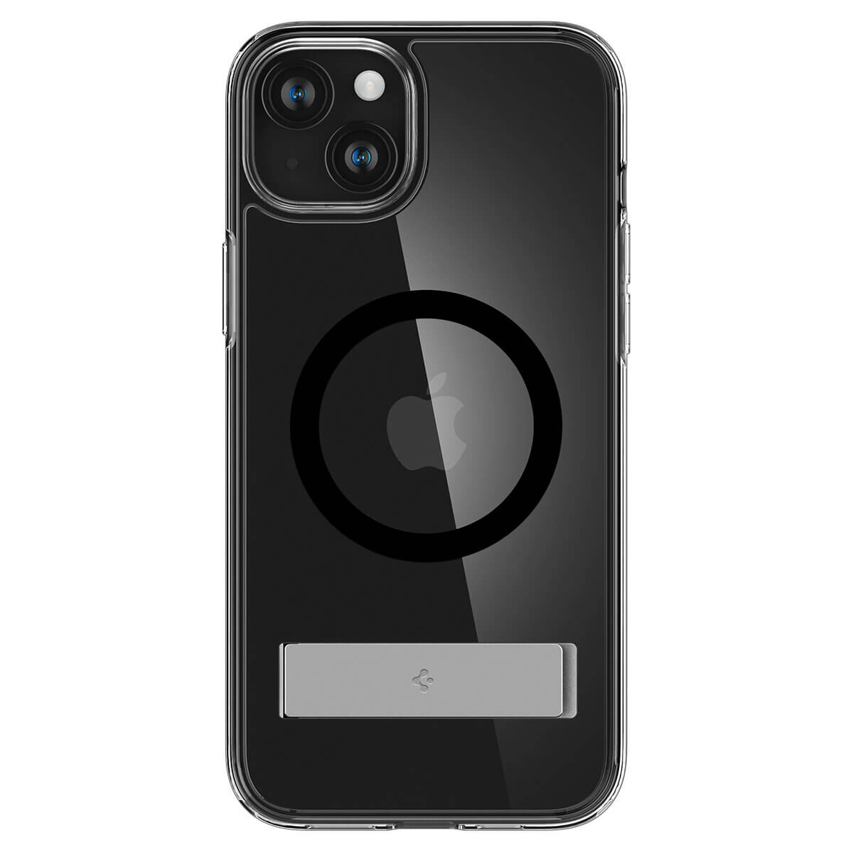 Spigen iPhone 15 Ultra Hybrid S MagSafe Σκληρή Θήκη με Πλαίσιο Σιλικόνης και Stand - Black