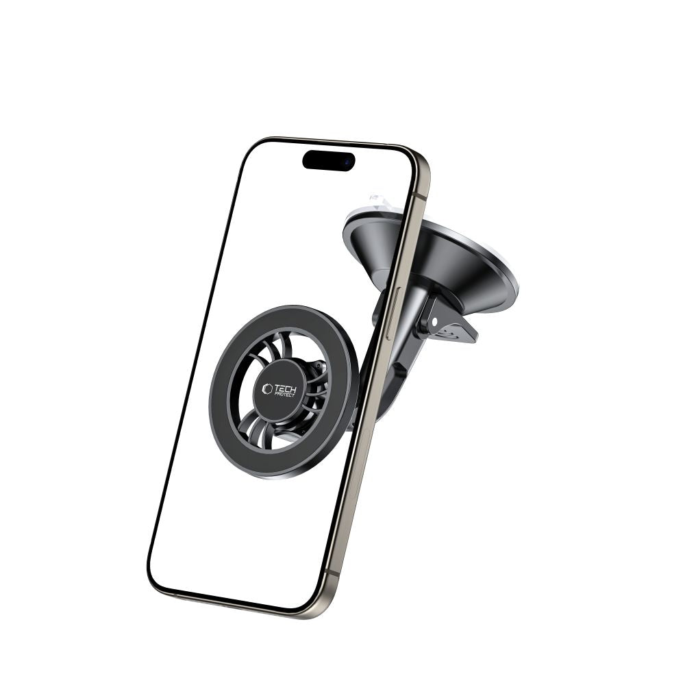 Tech - Protect N56 SHRT Μαγνητική MagSafe Βάση Αυτοκινήτου για το Ταμπλό και το Παρμπρίζ - Black