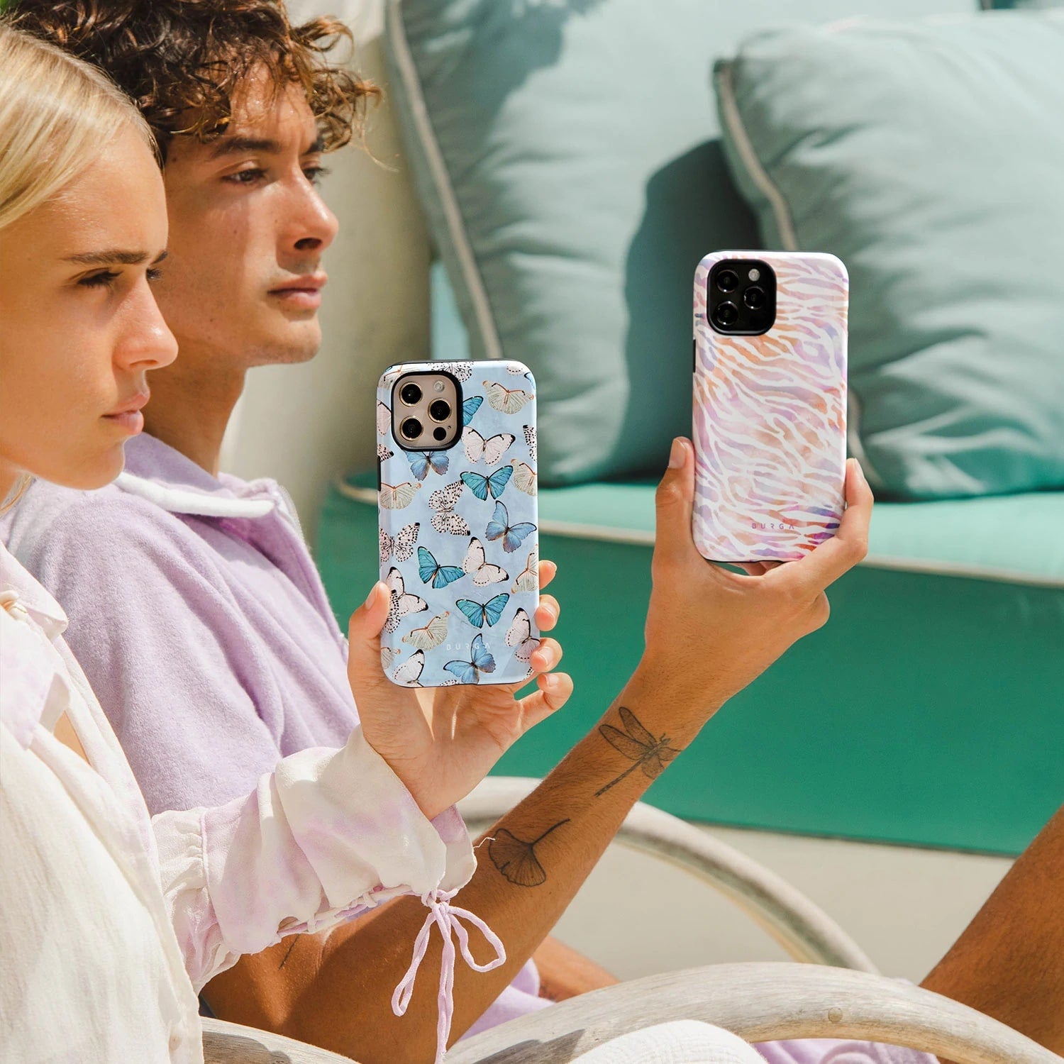 Burga Samsung Galaxy S22 Plus Fashion Tough Σκληρή Θήκη - Give Me Butterflies