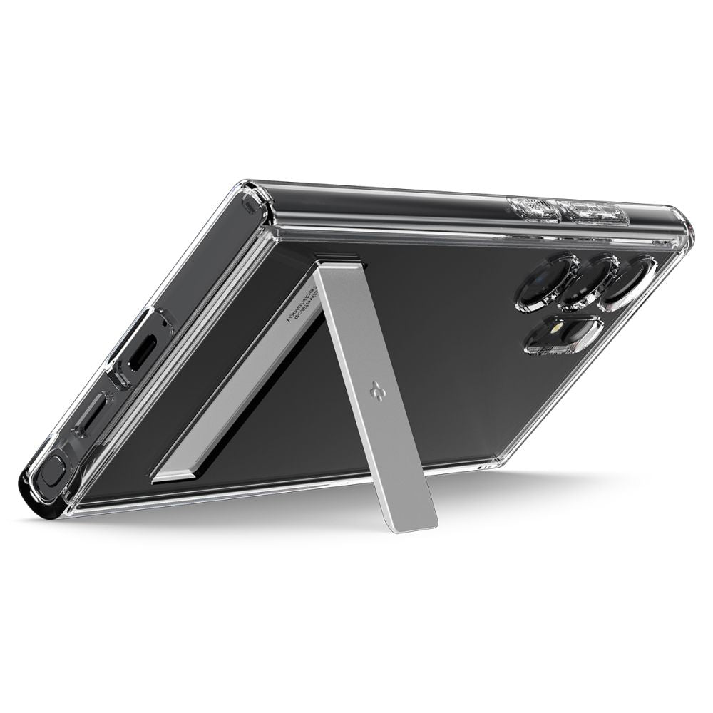 Spigen Samsung Galaxy S24 Ultra - Ultra Hybrid S Σκληρή Θήκη με Πλαίσιο Σιλικόνης - Crystal Clear