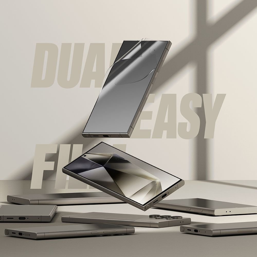 Ringke Samsung Galaxy S24 Ultra Dual Easy Full Cover - Προστατευτική Μεμβράνη Οθόνης - 2 Τεμάχια - Διάφανα