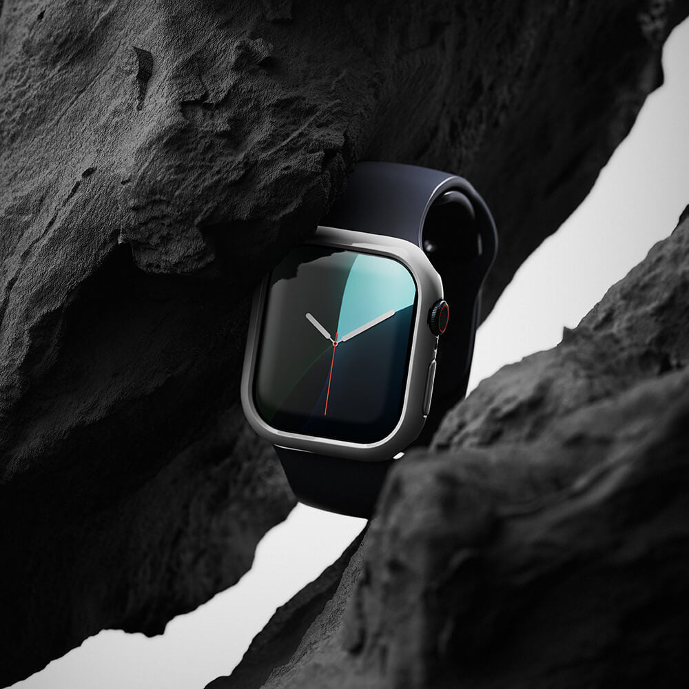 Ringke Θήκη Apple Watch 10/11 - 46mm Slim - 2 Τεμάχια - Διάφανη - Dark Gray / Διάφανη