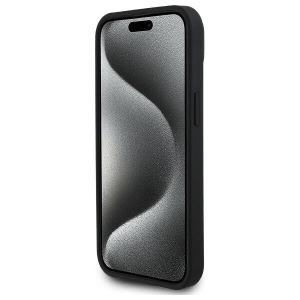 Red Bull iPhone 15 - Carbon Fiber Power Bar - MagSafe Σκληρή Θήκη με Πλαίσιο Σιλικόνης - Black - RBHMP15S24CFGSMK