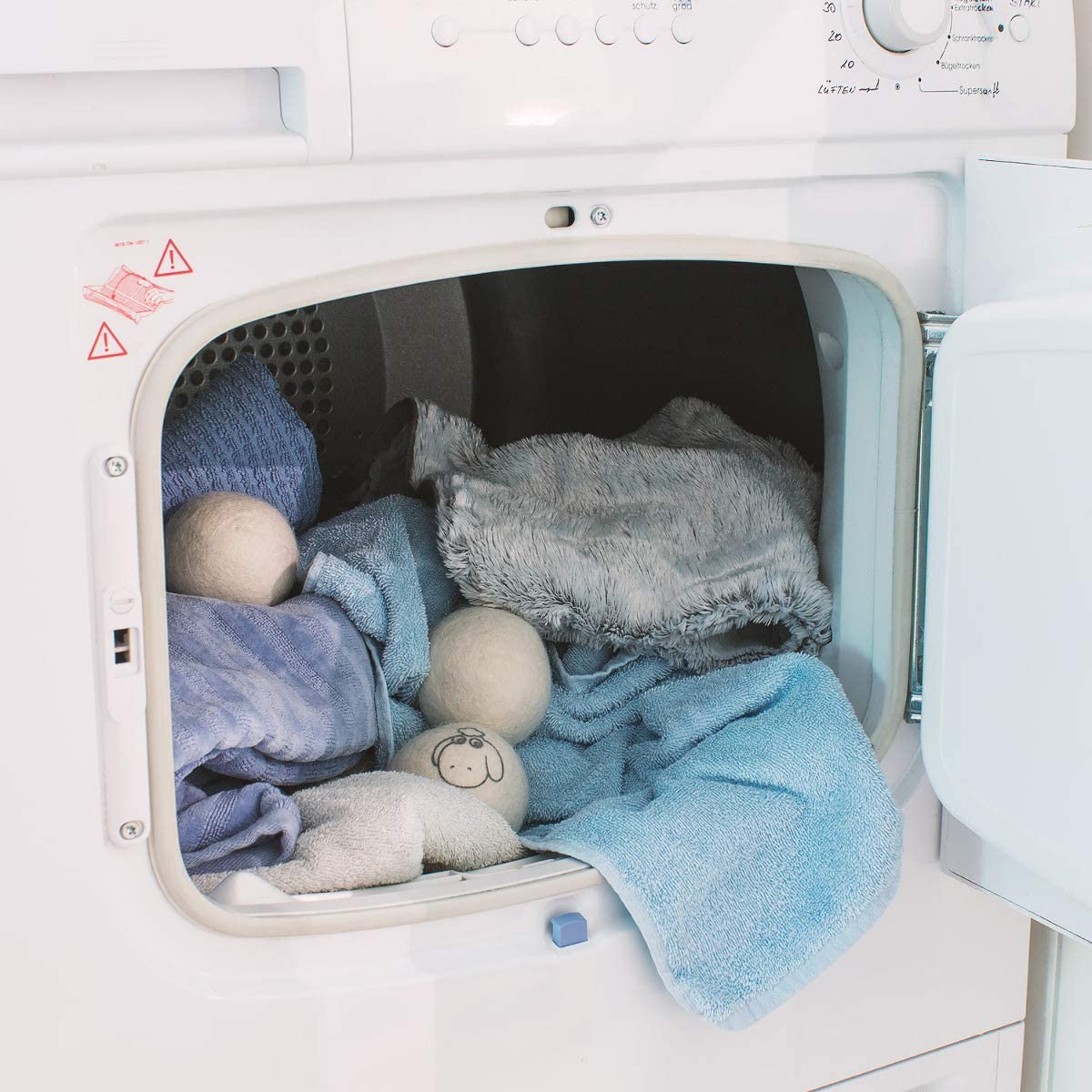 Navaris Μάλλινες Μπάλες Στεγνώματος - Dusty Pink - 47788.1