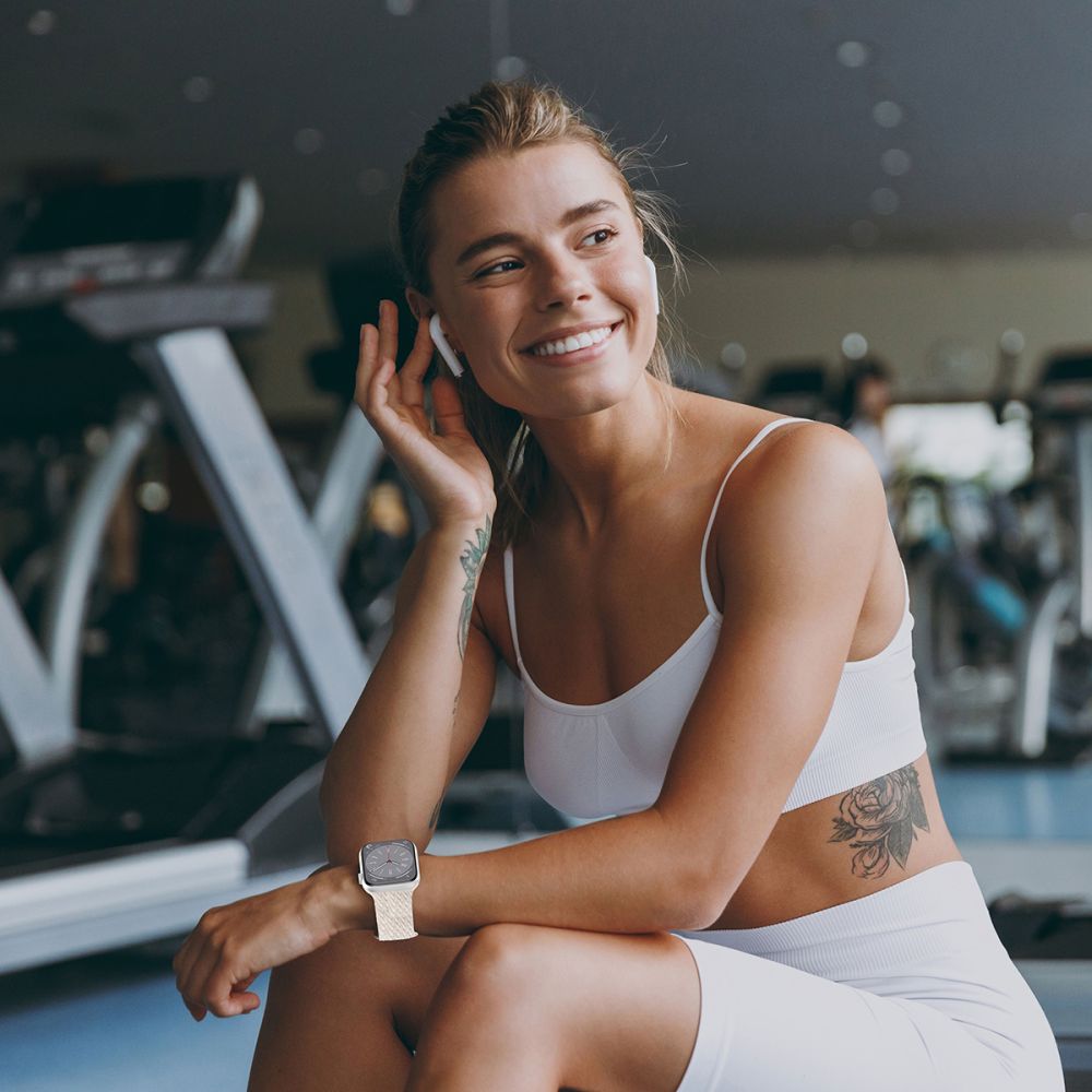 Tech - Protect Λουράκι Apple Watch 8/9/10/11 - SE (1/2/3) - Ultra (1/2/3) – 44/45/46/49mm NylonMag - Starlight