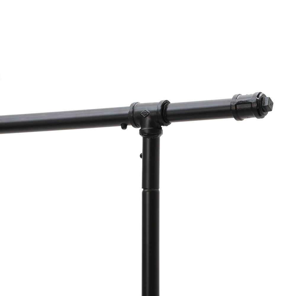 Songmics Τροχήλατη Μεταλλική Κρεμάστρα Δαπέδου - Ράγα Ρούχων - Black - HSR62BK