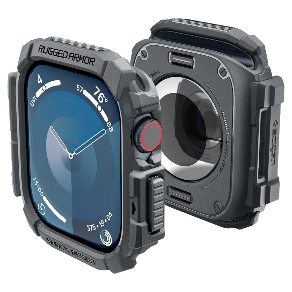 Spigen Θήκη Apple Watch 10/11 - 46mm Rugged Armor - Dark Grey