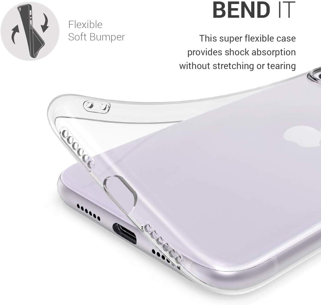 KW iPhone 11 Θήκη Σιλικόνης TPU - Διάφανη - 50355.03