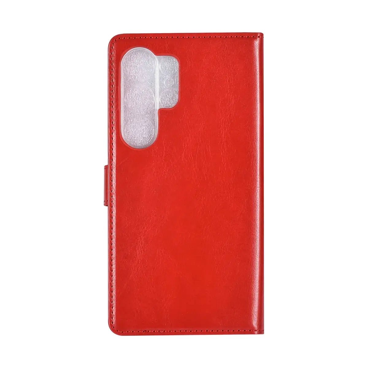 Tuniq Samsung Galaxy S24 Ultra - Θήκη Πορτοφόλι Stand από Δερματίνη - Κόκκινη