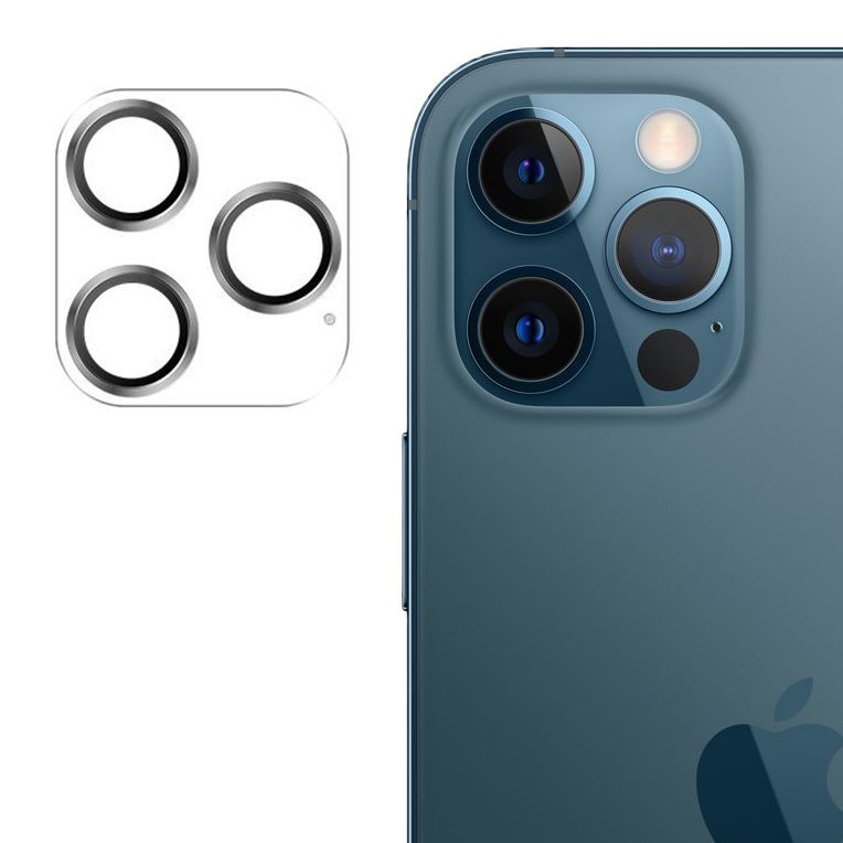 Joyroom iPhone 12 Pro Camera Shining Series Lens Αντιχαρακτικό Γυαλί για την Κάμερα - Silver - JR - PF688