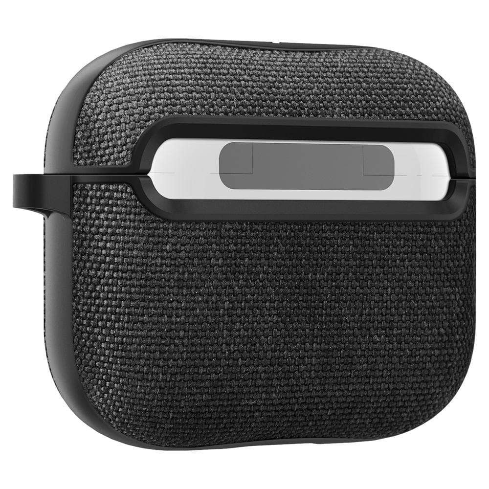 Spigen AirPods 3 Θήκη Urban Fit από Σιλικόνη και Ύφασμα - Black